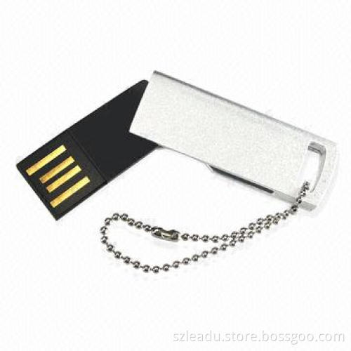 Mini Swivel USB Flash Drive, metal